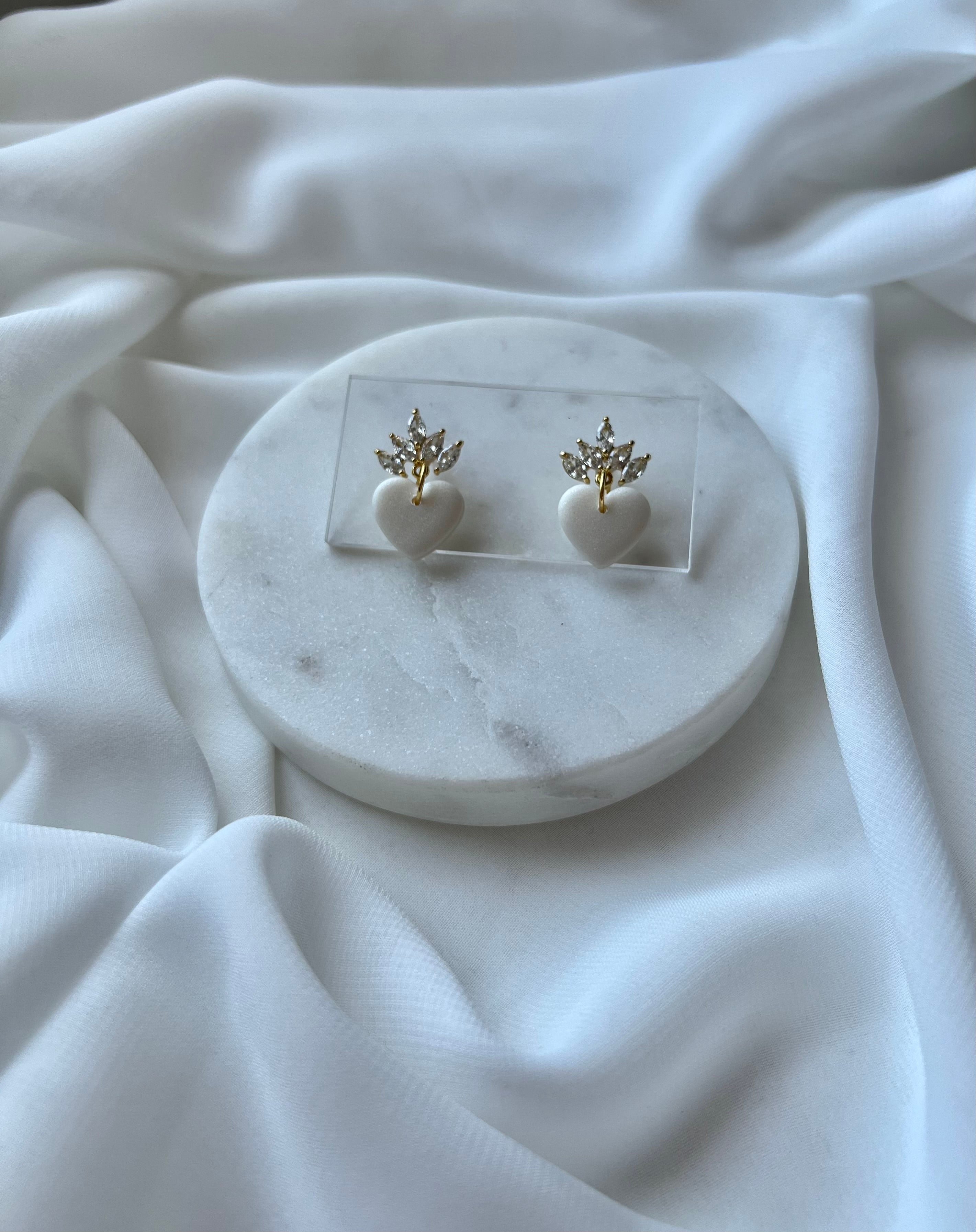 Crowned Heart Earrings