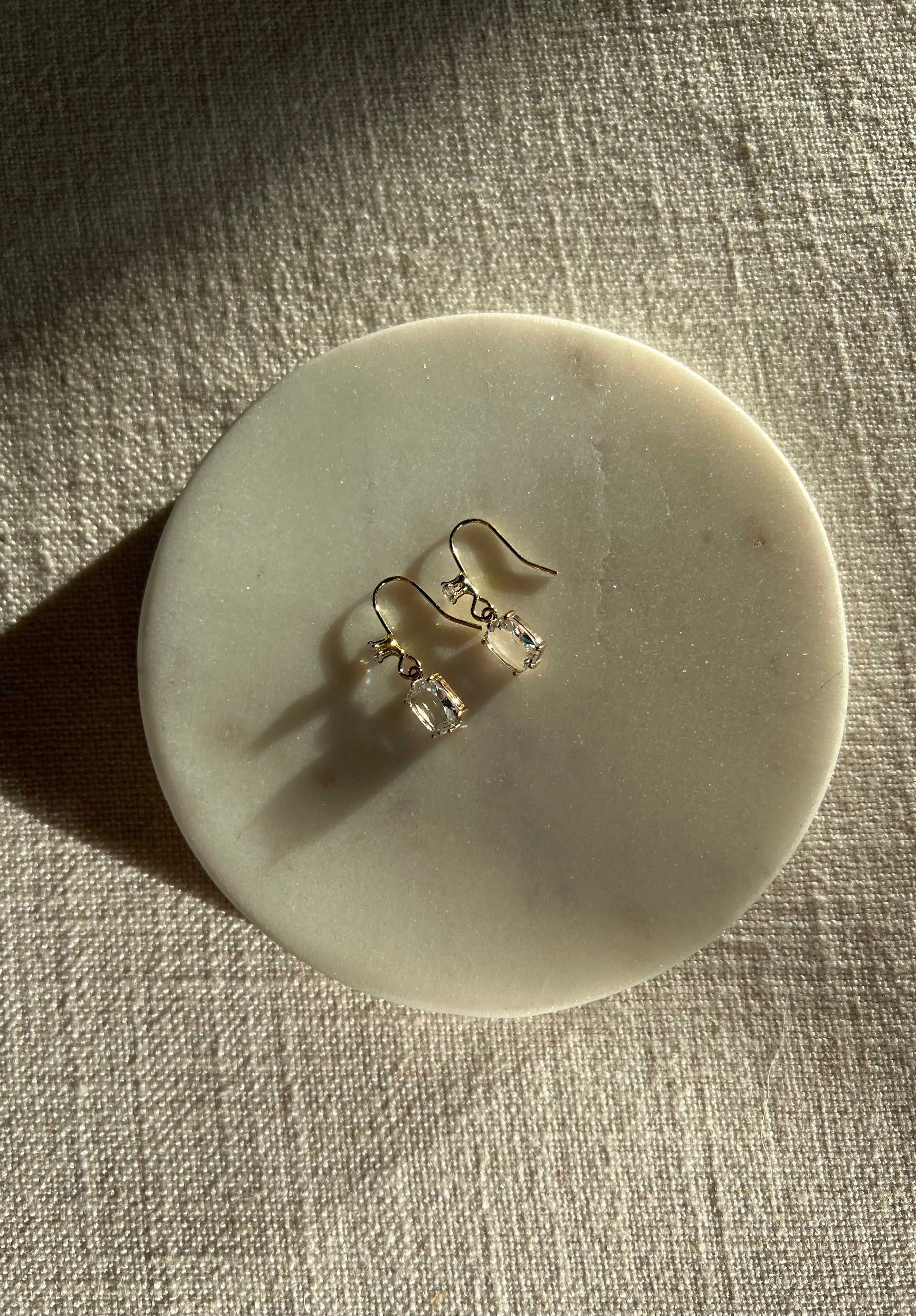 Celeste Clear Crystal Earrings