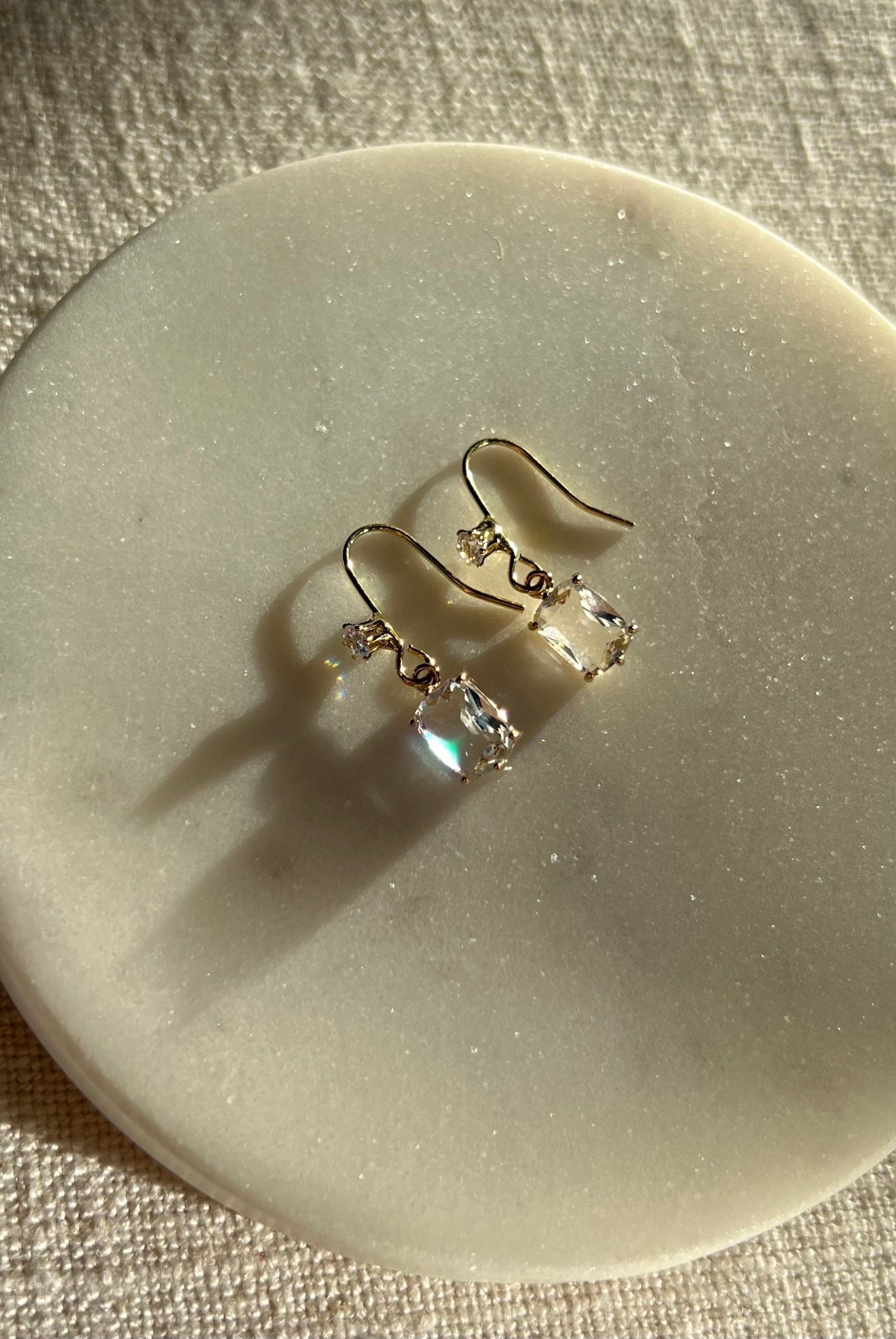 Celeste Clear Crystal Earrings