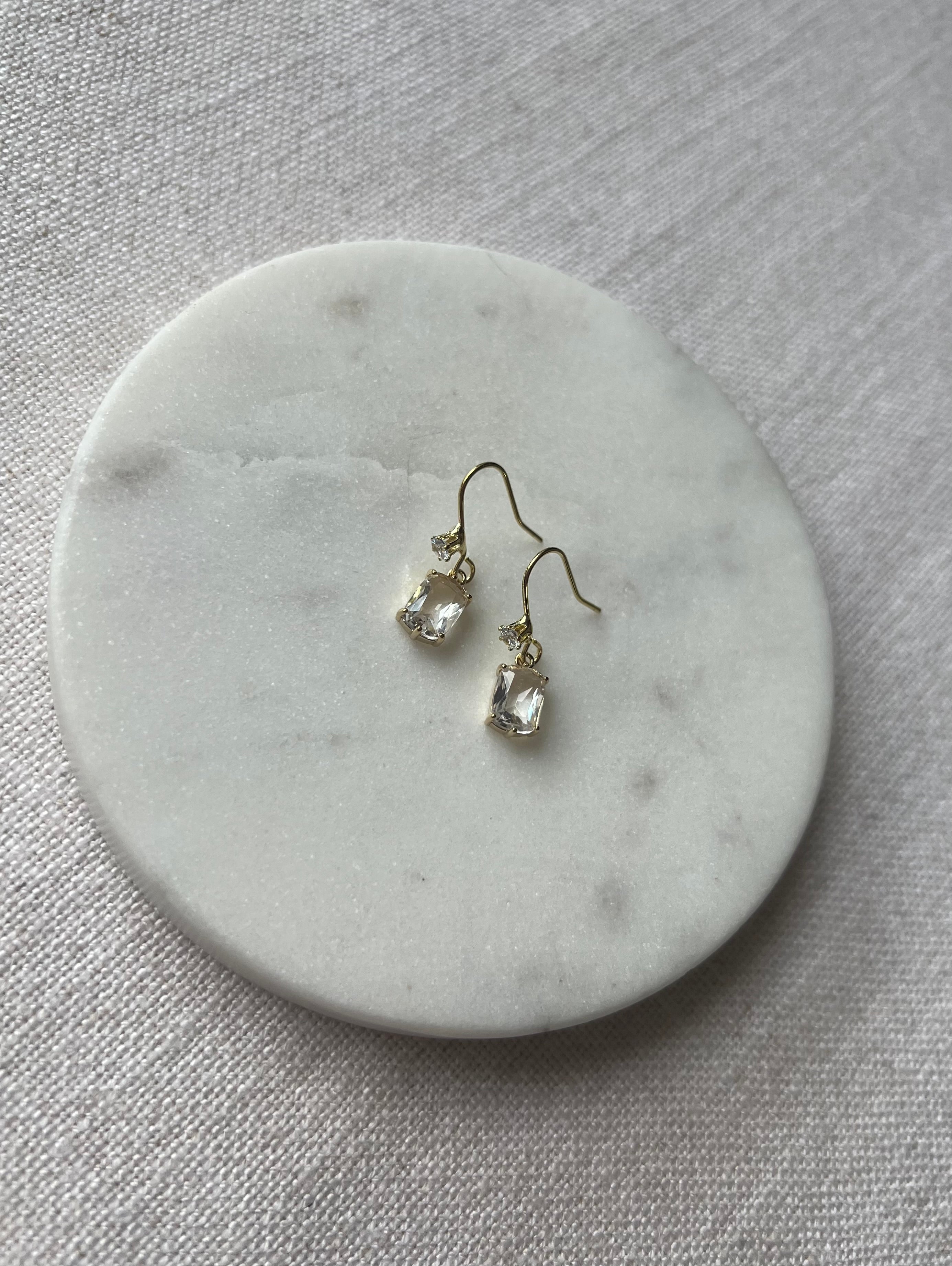 Celeste Clear Crystal Earrings