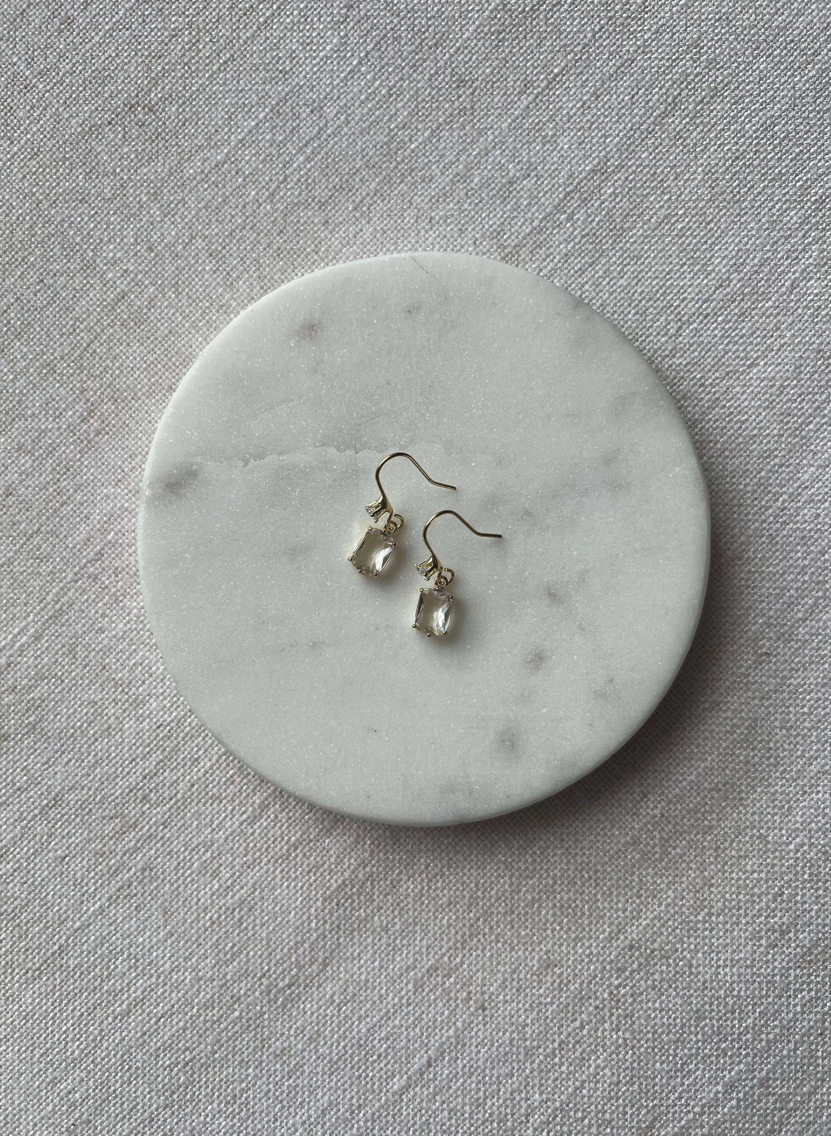 Celeste Clear Crystal Earrings