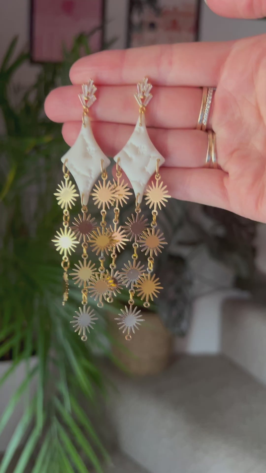 Trailing Stars Earrings